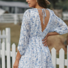 Robe Longue à Fleurs Champêtre – Image 3
