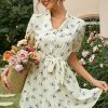 Robe A Fleurs Champêtre Grande Taille – Image 2